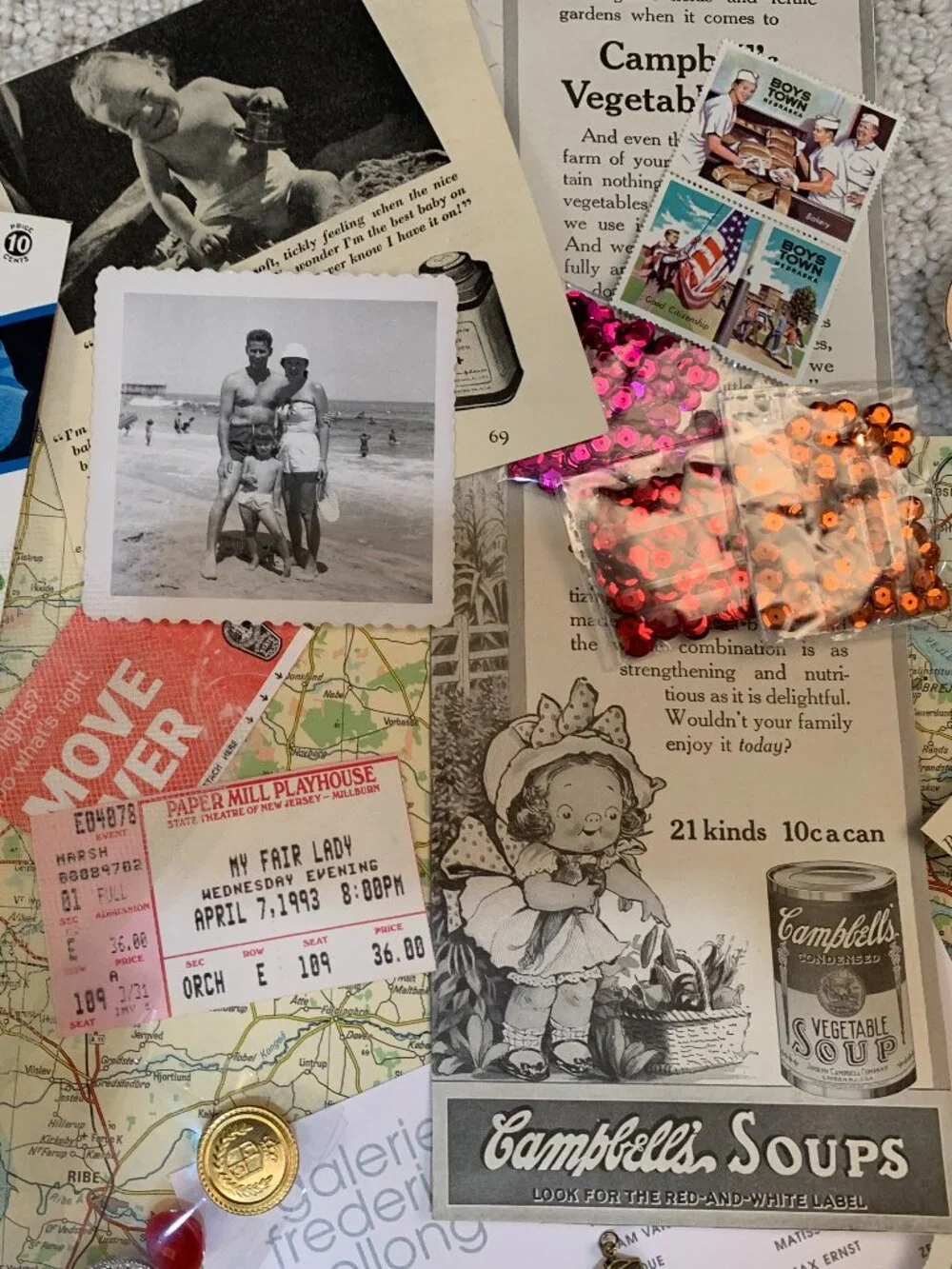 Vintage (and a bit of current) Ephemera for Junk Journaling.  Buyer gets ALL!
